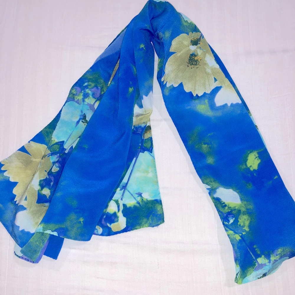 Seta Di Como multicolor Silk Scarf
